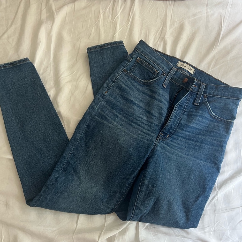 Madewell Blue Straight Leg Jeans